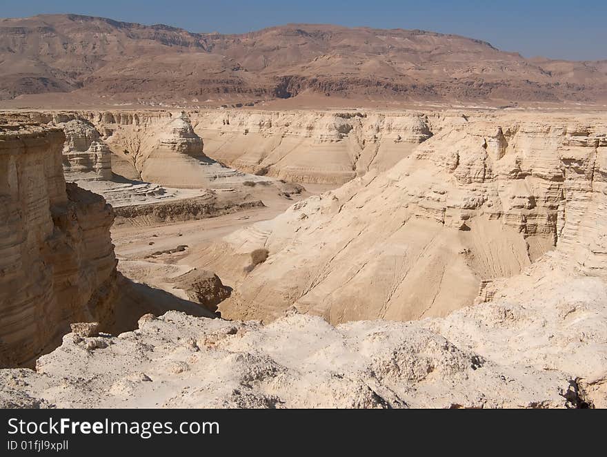 The Perazim canyon. Judean Desert nature reserve, Israel.