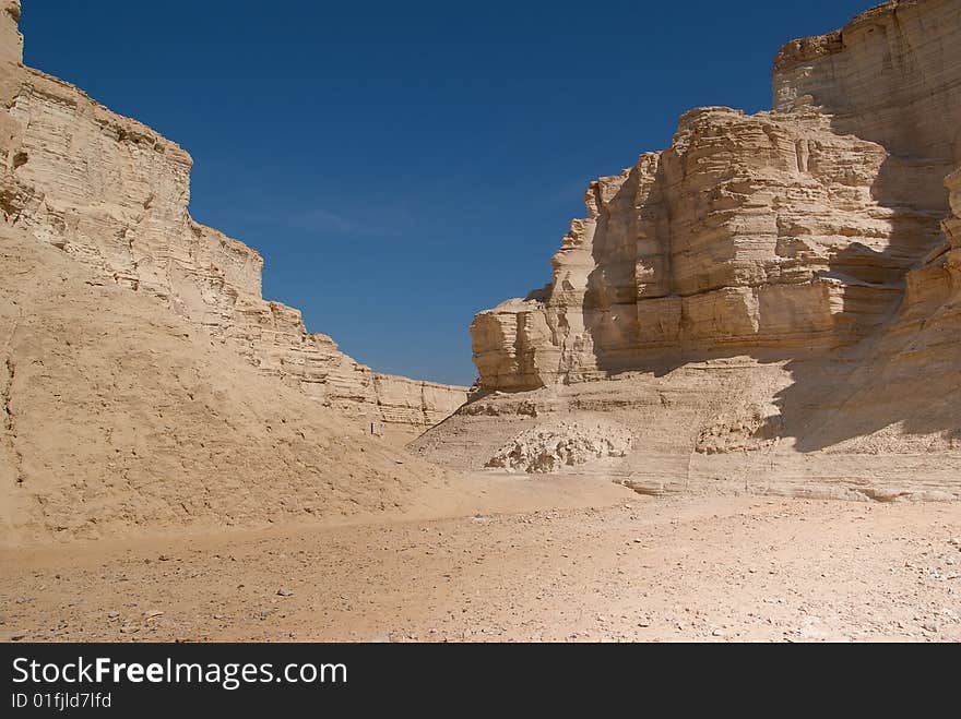 The Perazim canyon. Judean Desert nature reserve, Israel.