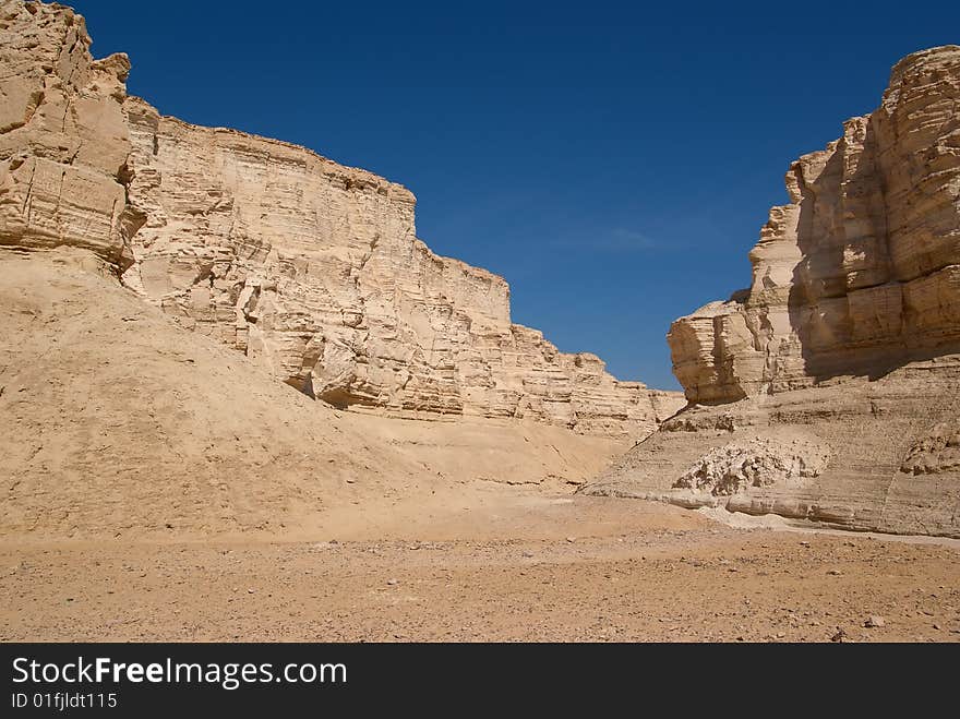 The Perazim canyon. Judean Desert nature reserve, Israel.