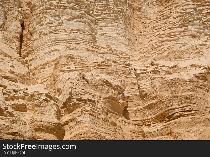 Eroded sand rock in Perazim canyon. Eroded sand rock in Perazim canyon.