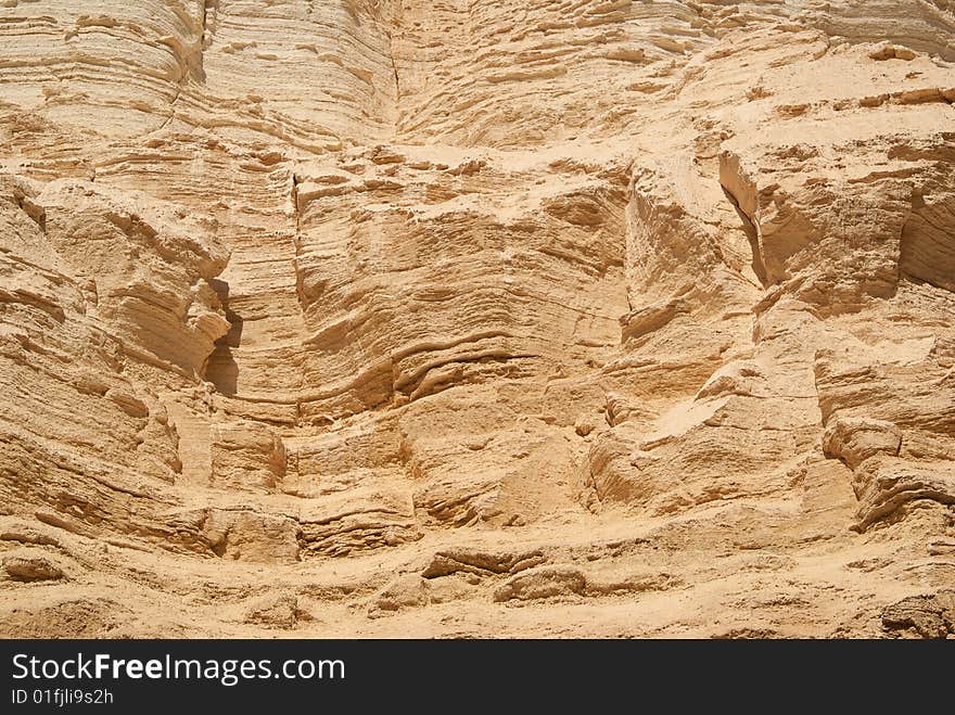 Eroded sand rock in Perazim canyon. Eroded sand rock in Perazim canyon.