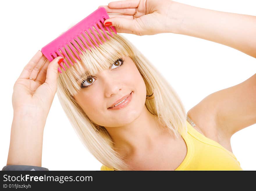 Girl With Comb