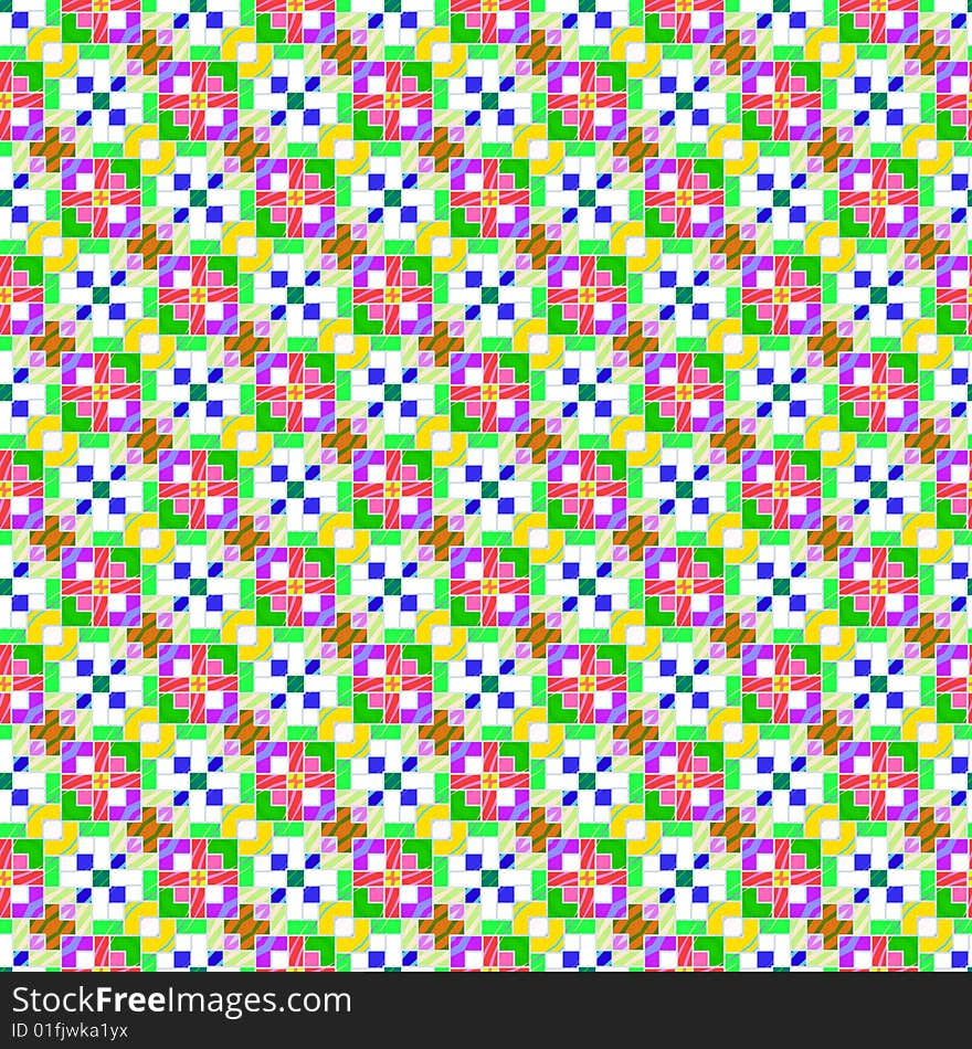 Abstract seamless background with colorful diagonal shapes. Abstract seamless background with colorful diagonal shapes