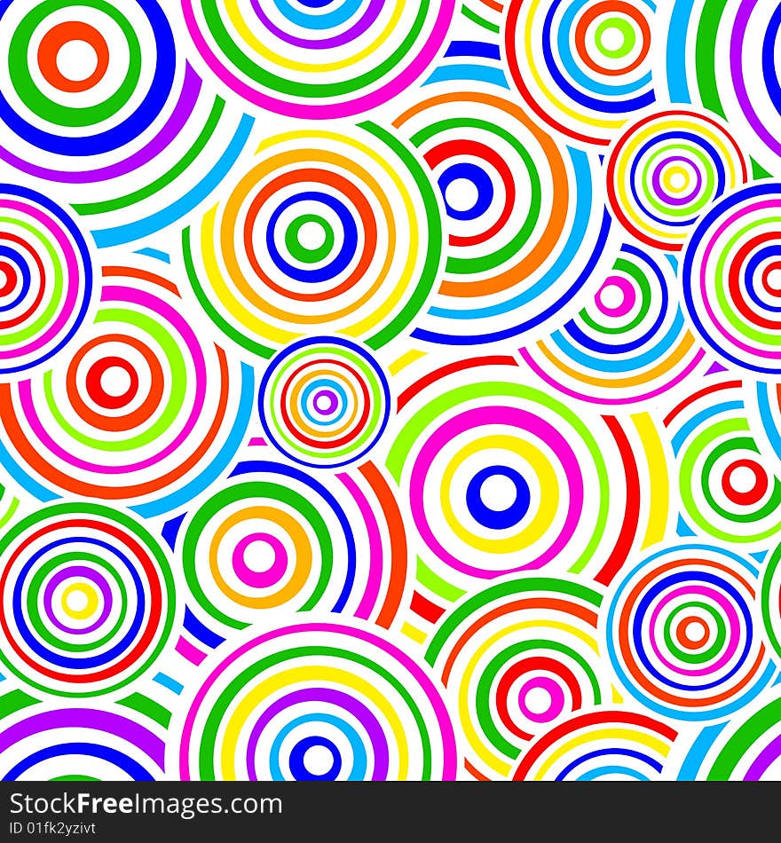 Vector illustration of Seamless Ring Pattern