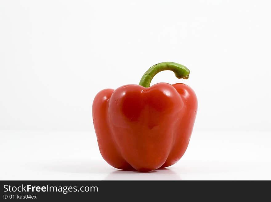 Yellow pepper isolated on a white background. Yellow pepper isolated on a white background