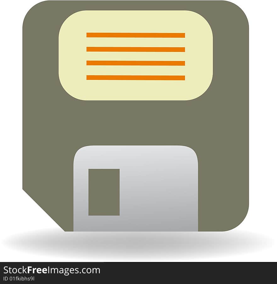 Floppy disc vector illustration diskette