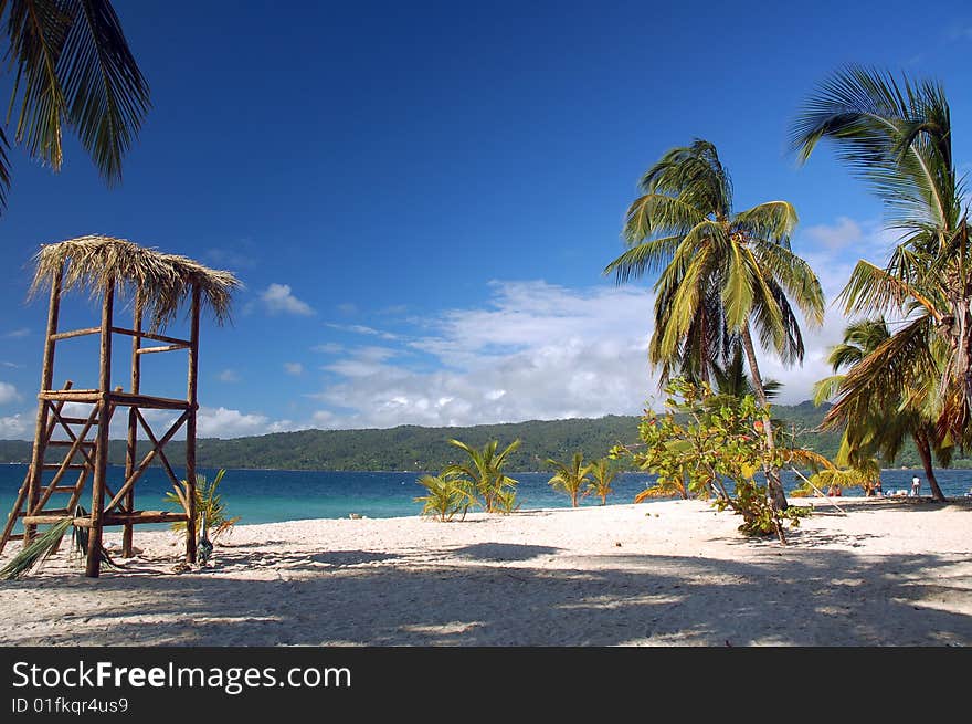 Beach on the island