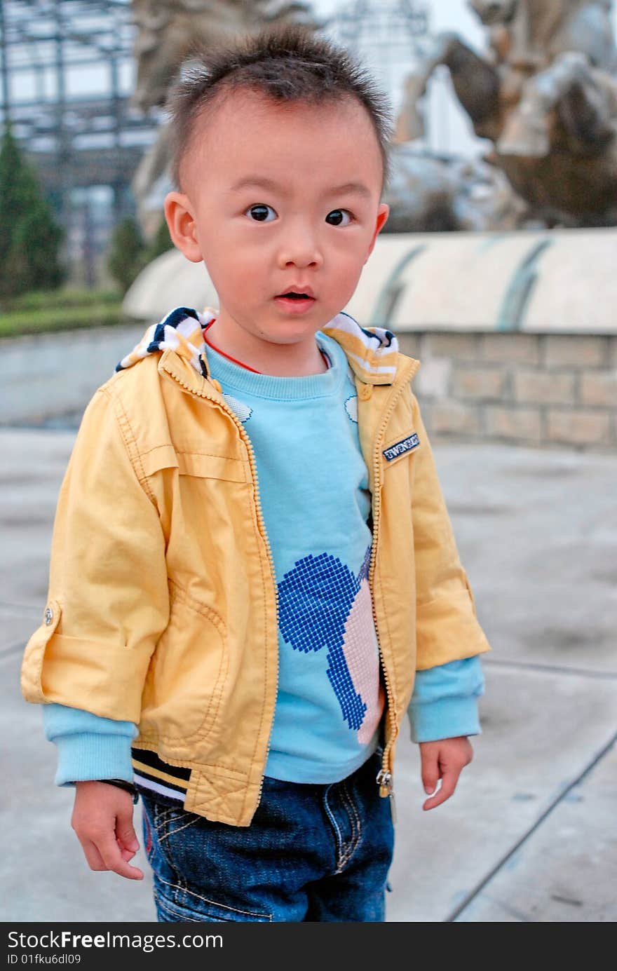 Bright picture of adorable chinese baby boy. Bright picture of adorable chinese baby boy