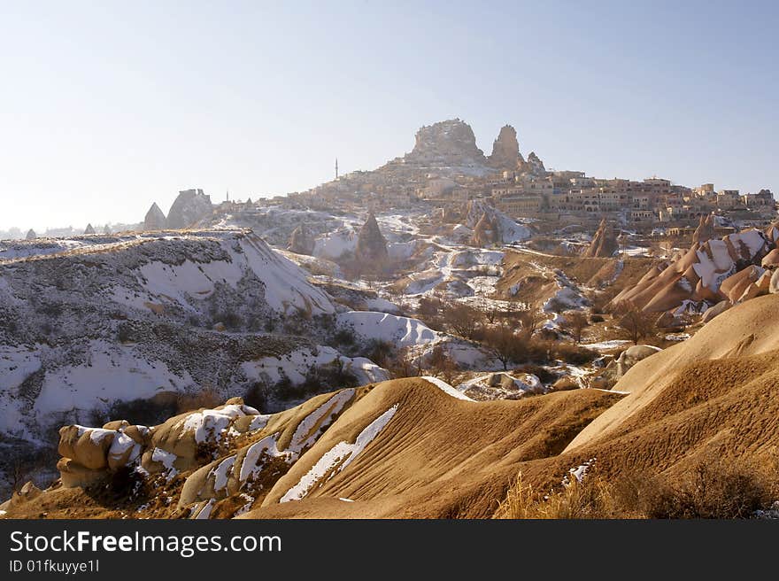 One of underground towns in Kappadokia. One of underground towns in Kappadokia