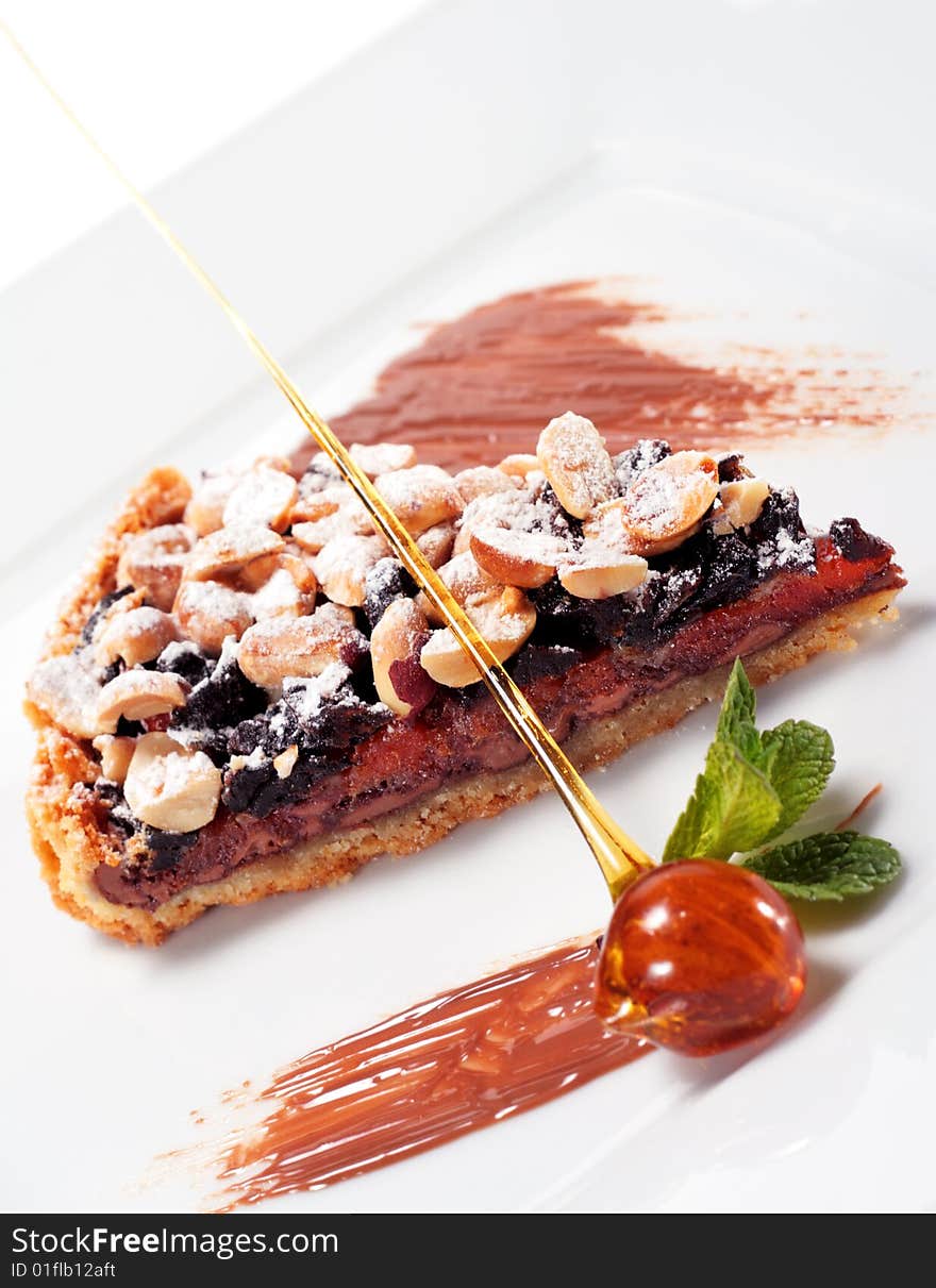 Chocolate Shortcake with Dried Fruit and Nuts