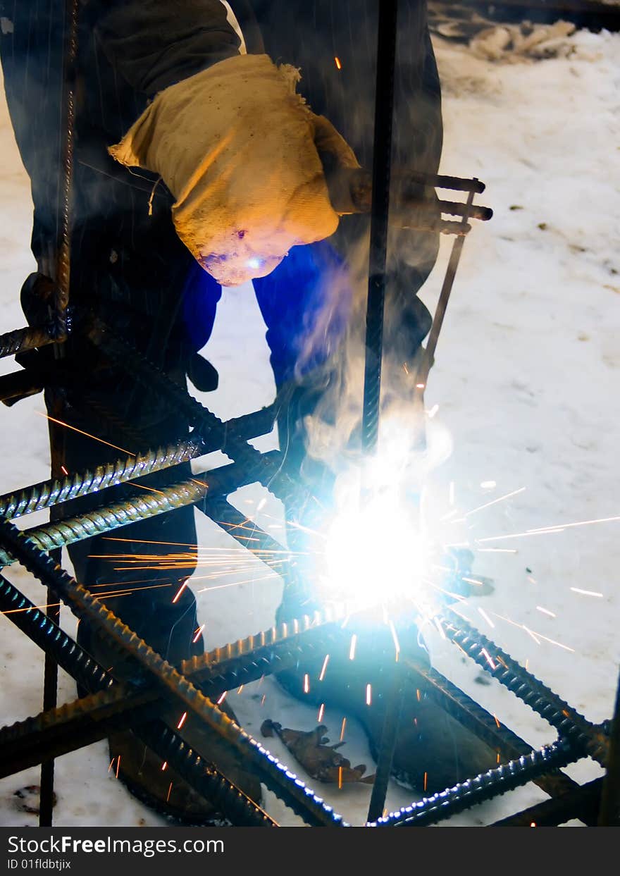 Process Of Welding Of Metal