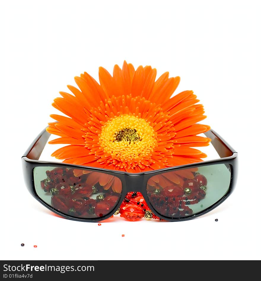 Flower And Sunglasses