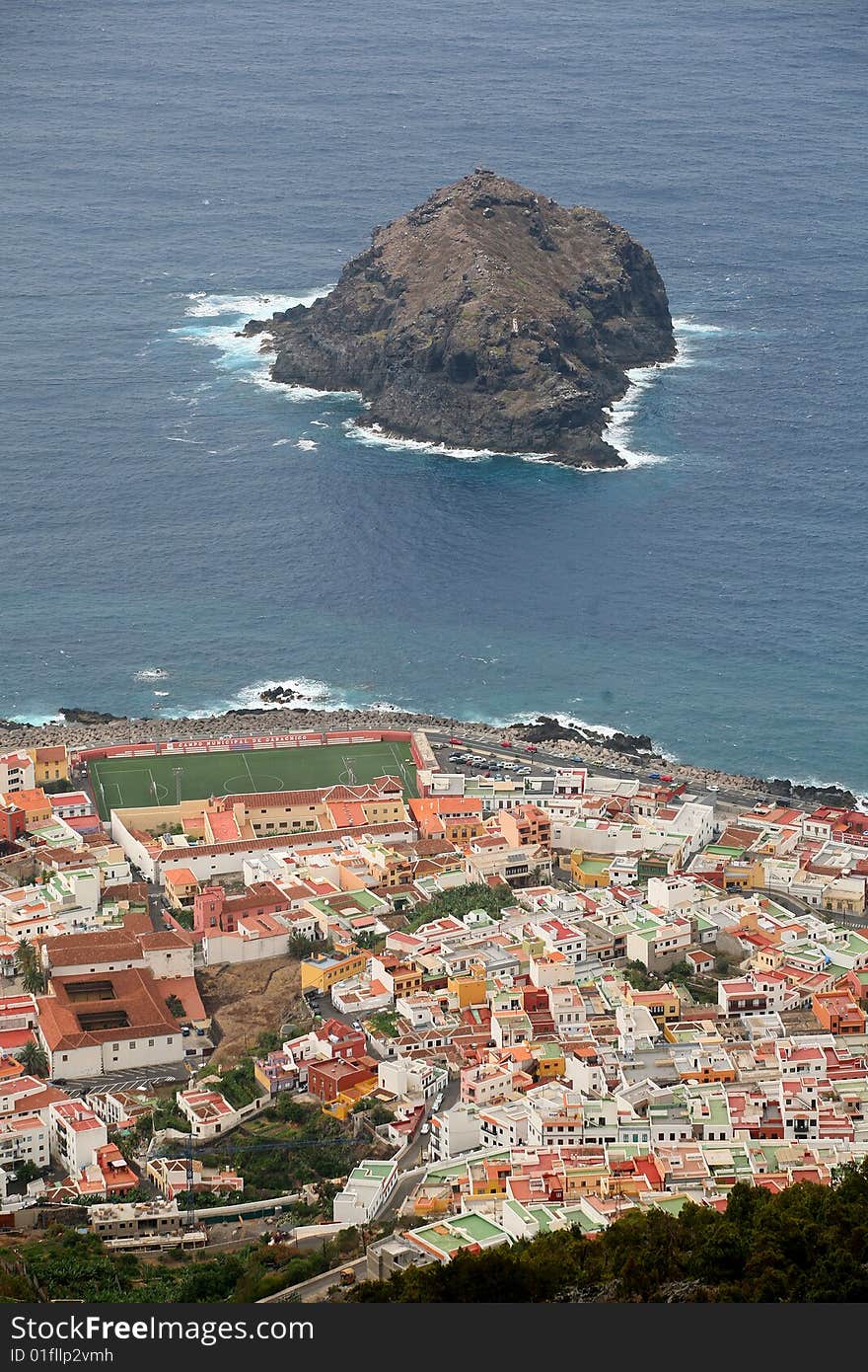 Small city Garachico on Canary island. Small city Garachico on Canary island