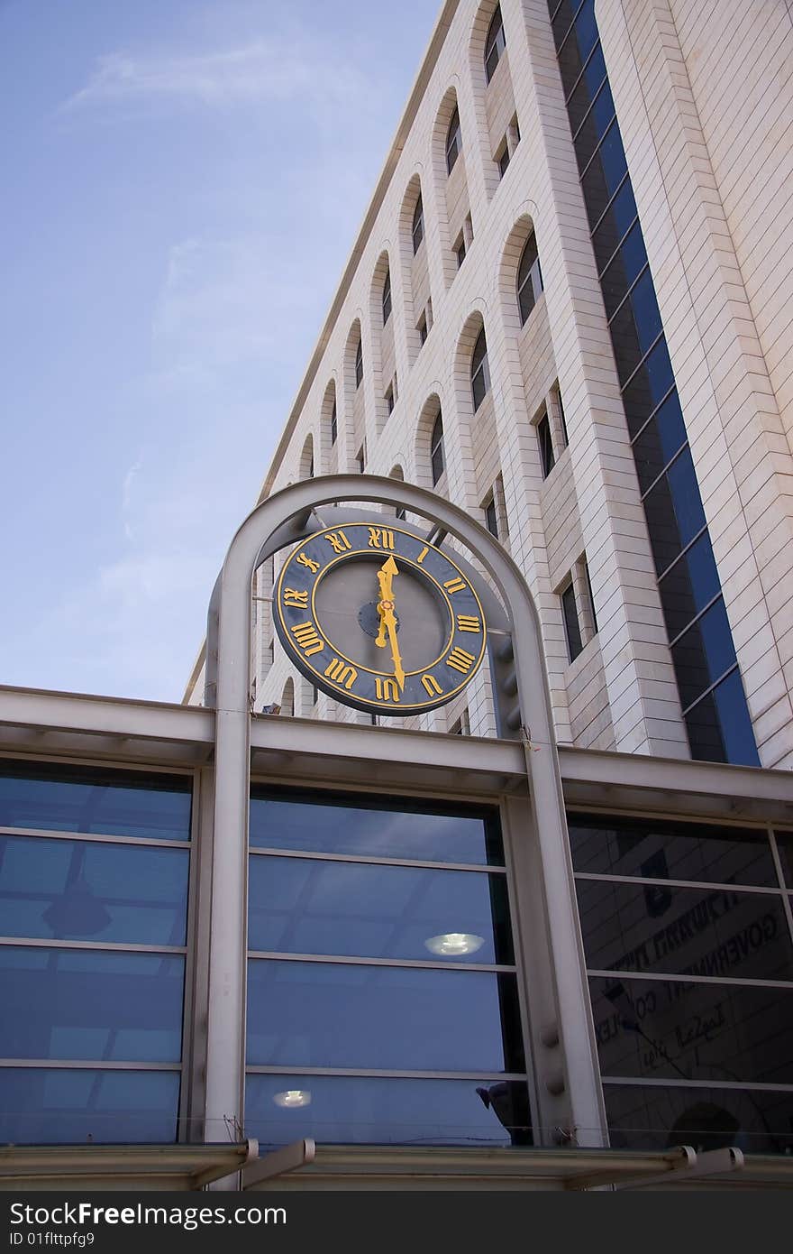 Clock On A Building