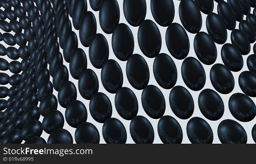 Background with balls in motion