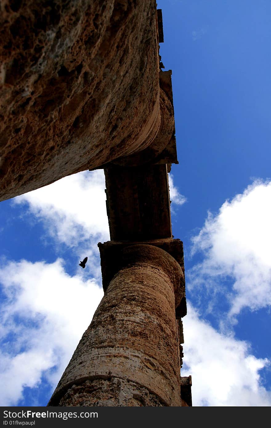 Greek Columns Upward