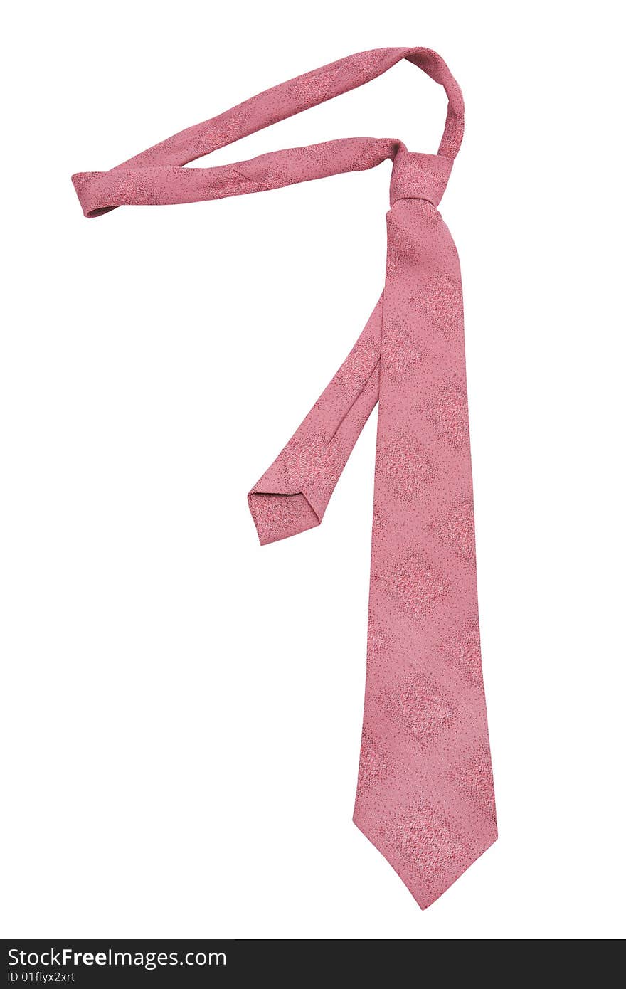 Pink necktie