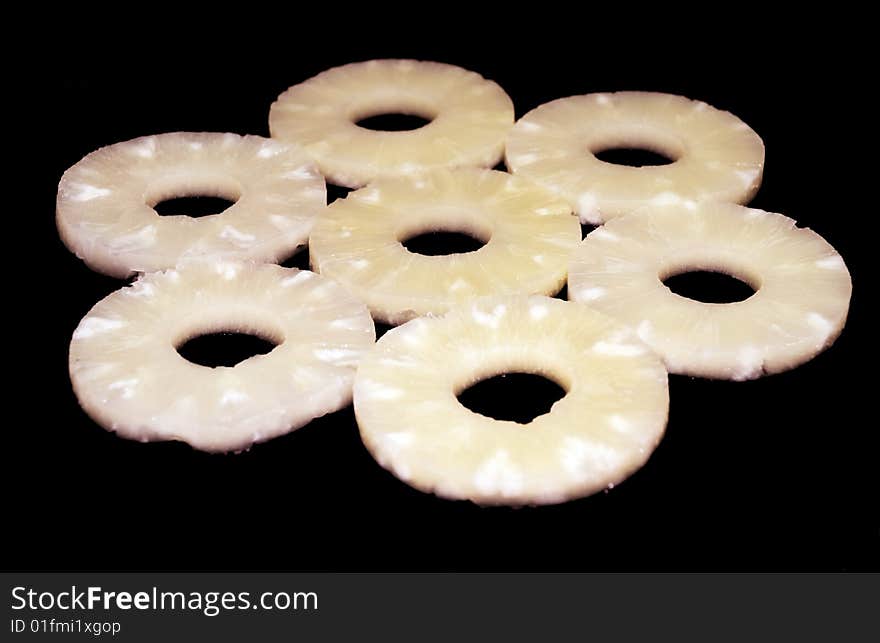 Rings of pineapple