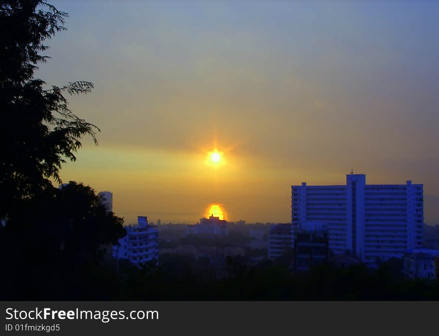 Photo taken on the hill, above Pattaya (Thailand). Photo taken on the hill, above Pattaya (Thailand)