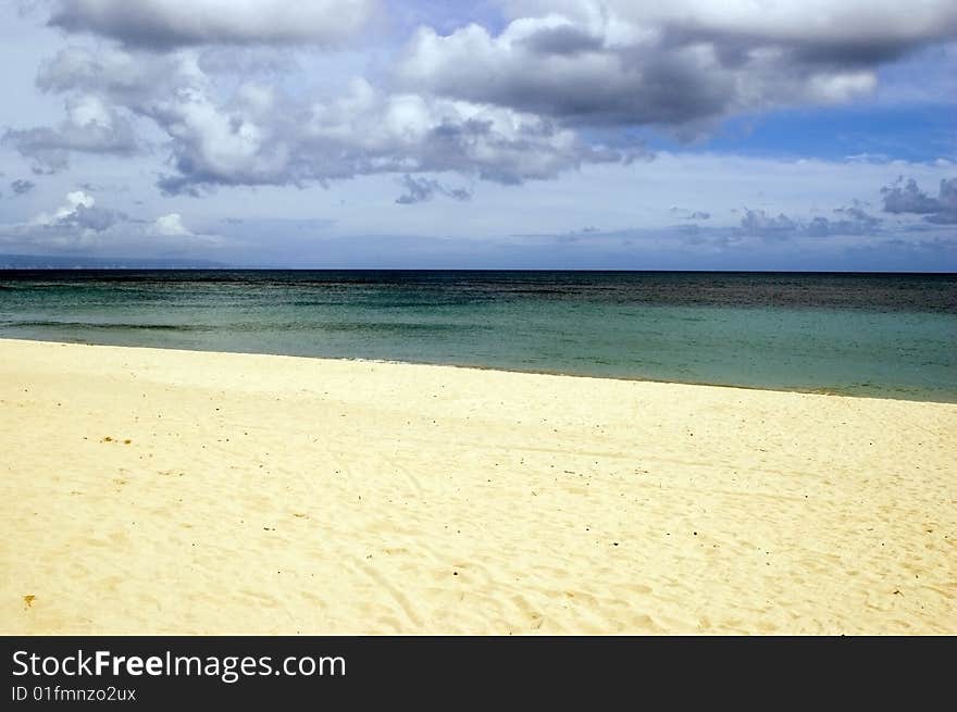 Beach and ocean in Indonesia