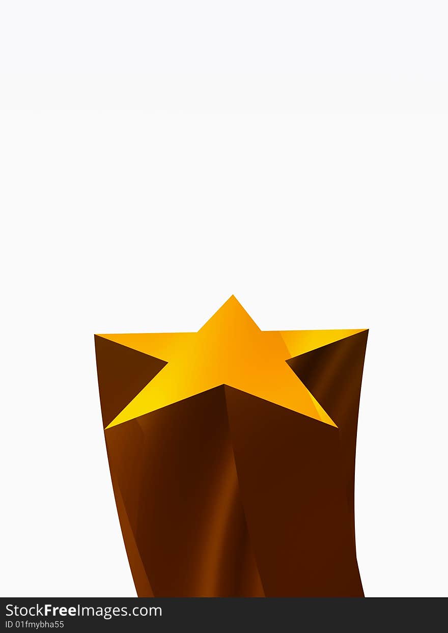 Success star stage icon