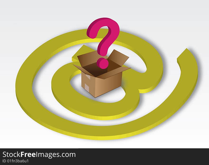 Open Box with question mark