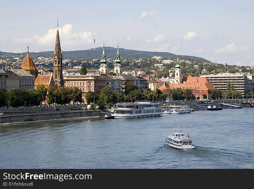 Chain Bridge Of Budapest