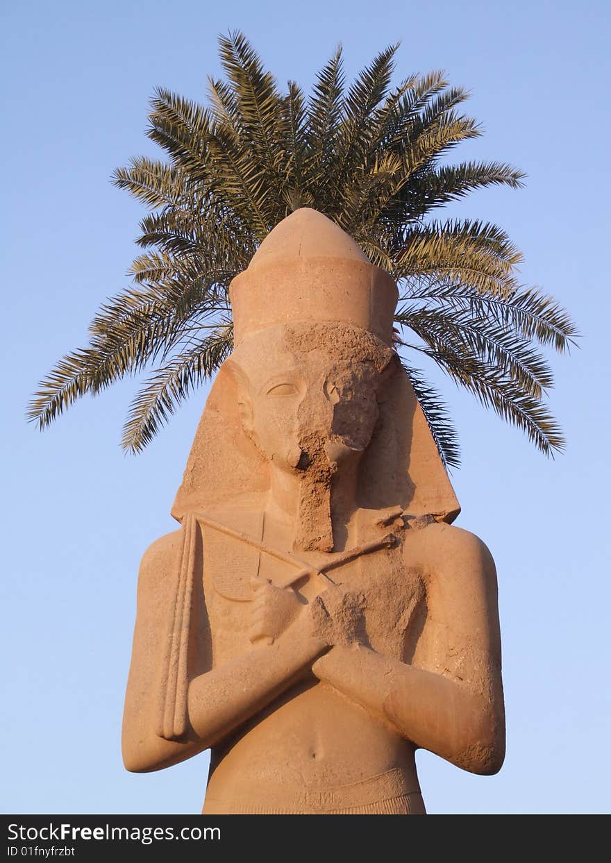 Statue of Ramses II at Karnak Temple. Statue of Ramses II at Karnak Temple