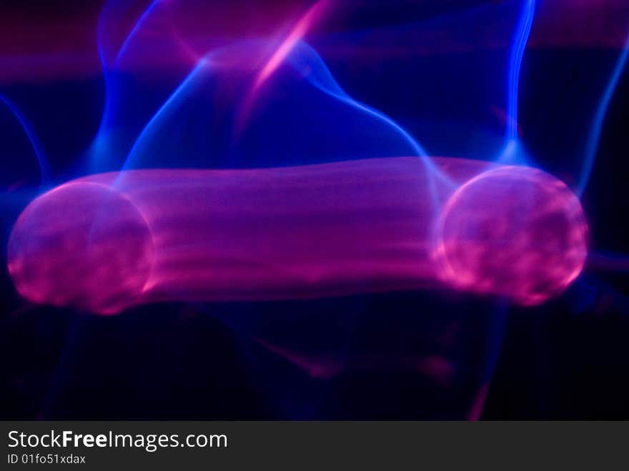 Abstract background whith plasma lamp