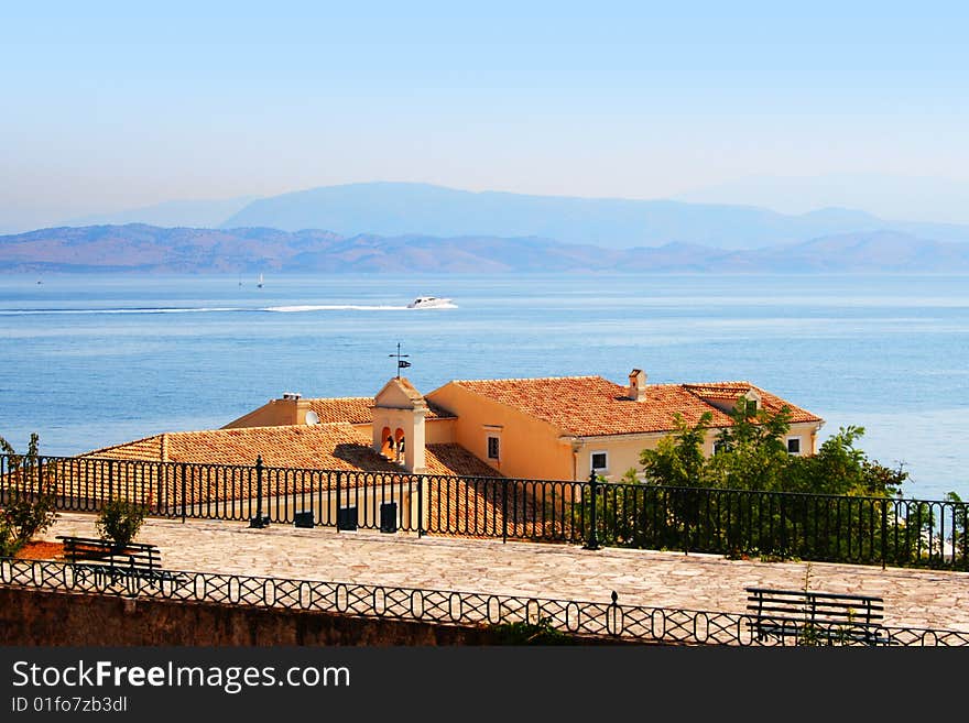 View of Mediterranean Sea