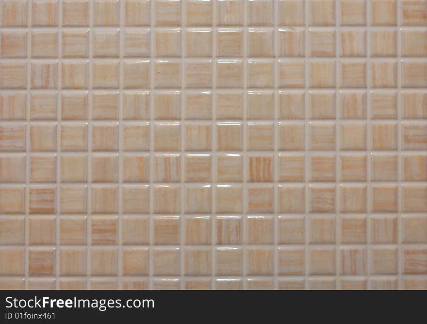 Close up beige background with tiles