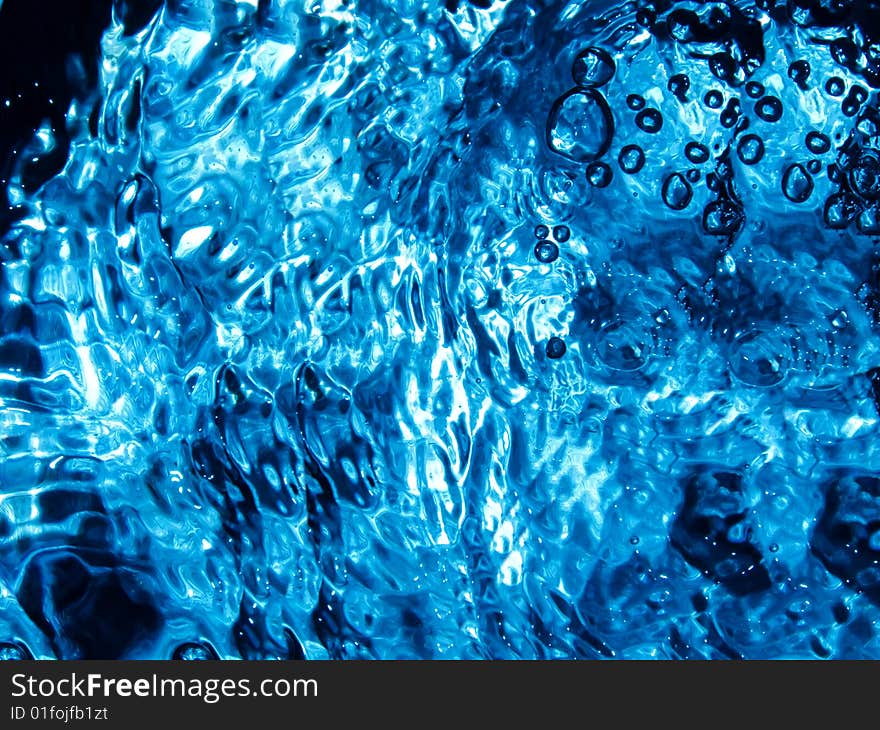 Water in movement аbstract background