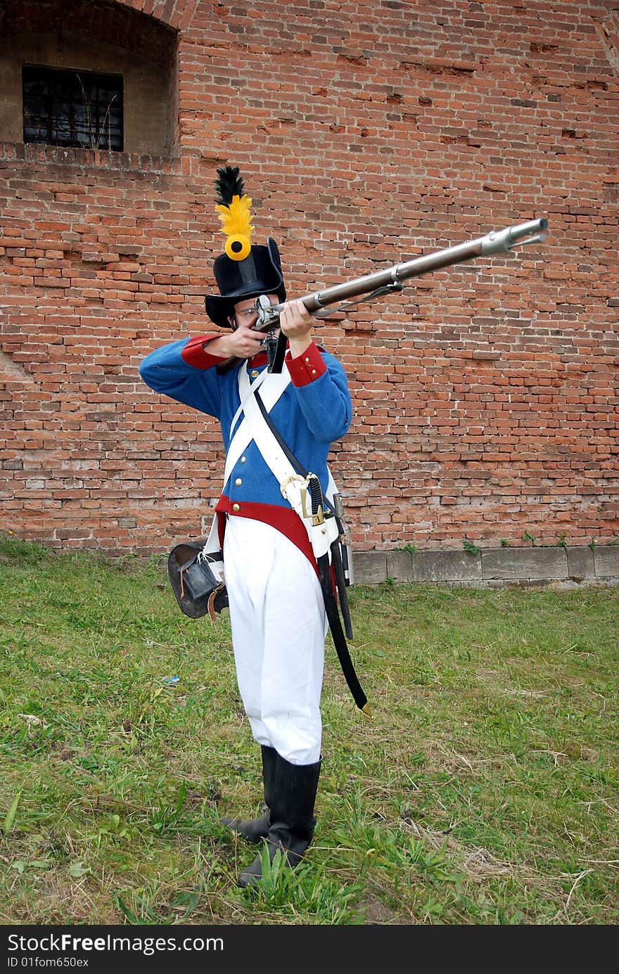 Staged photo with history theme. Staged photo with history theme.