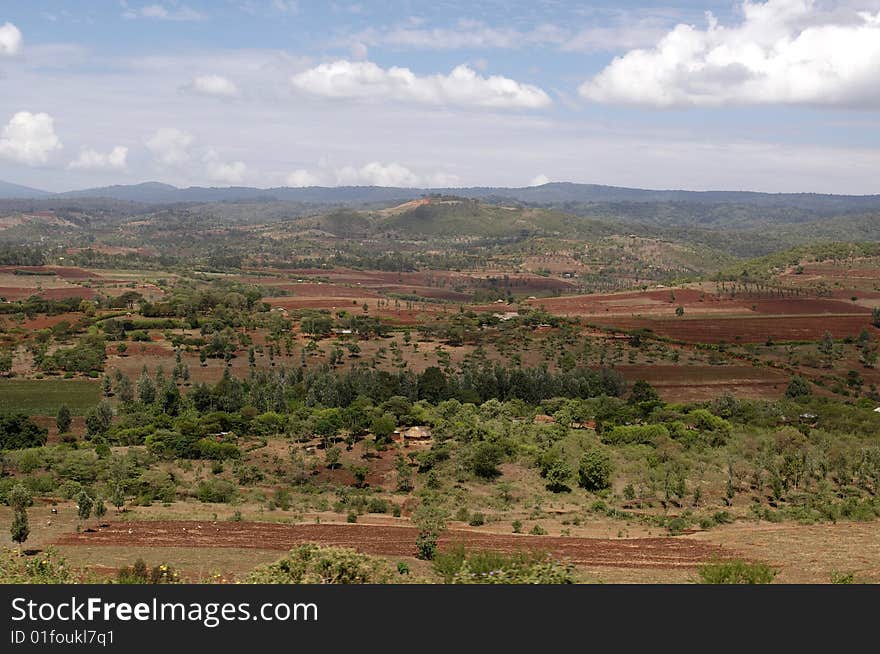 Rural view in Africa