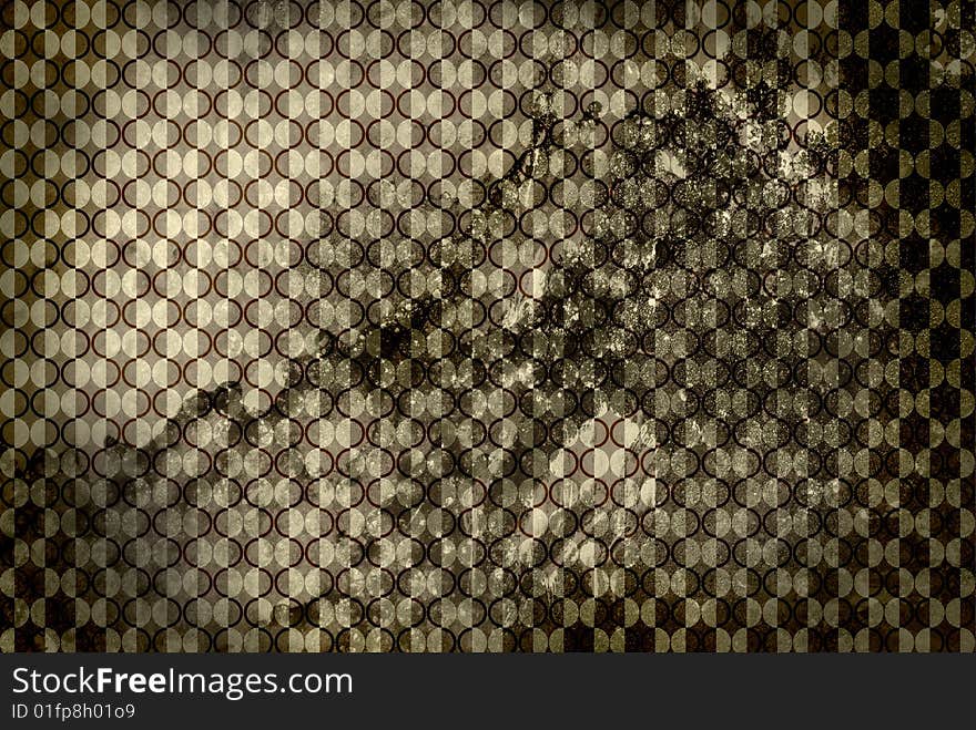 Grunge Retro Wallpaper Background with distressed finish. Grunge Retro Wallpaper Background with distressed finish