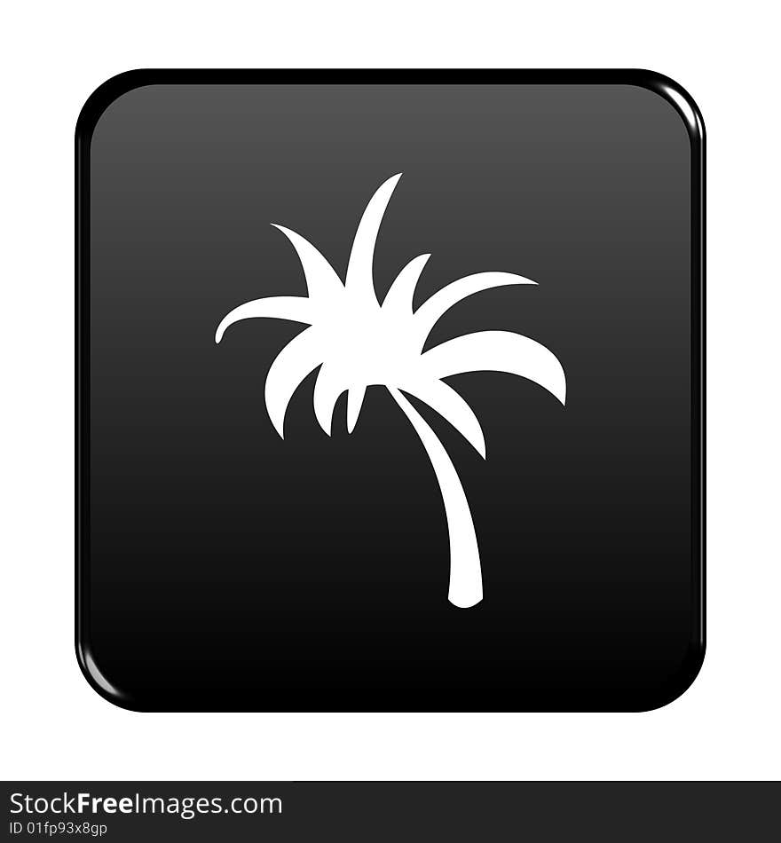 Palm - a computer generated image. Palm - a computer generated image