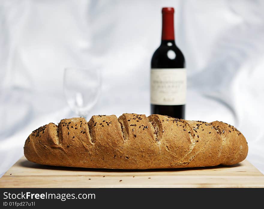 Fresh Bread And Wine 2