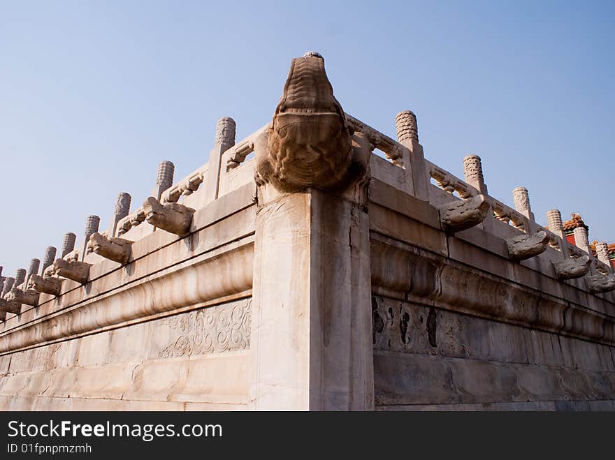 Stone ladder in forbidden city