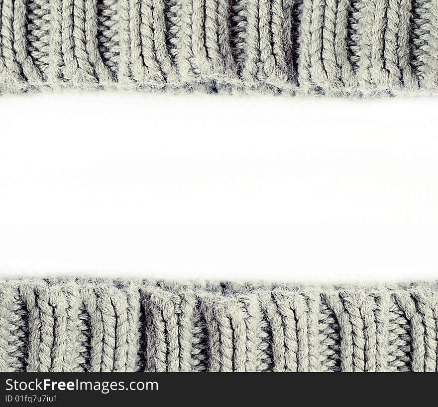 Wool background Isolated On White