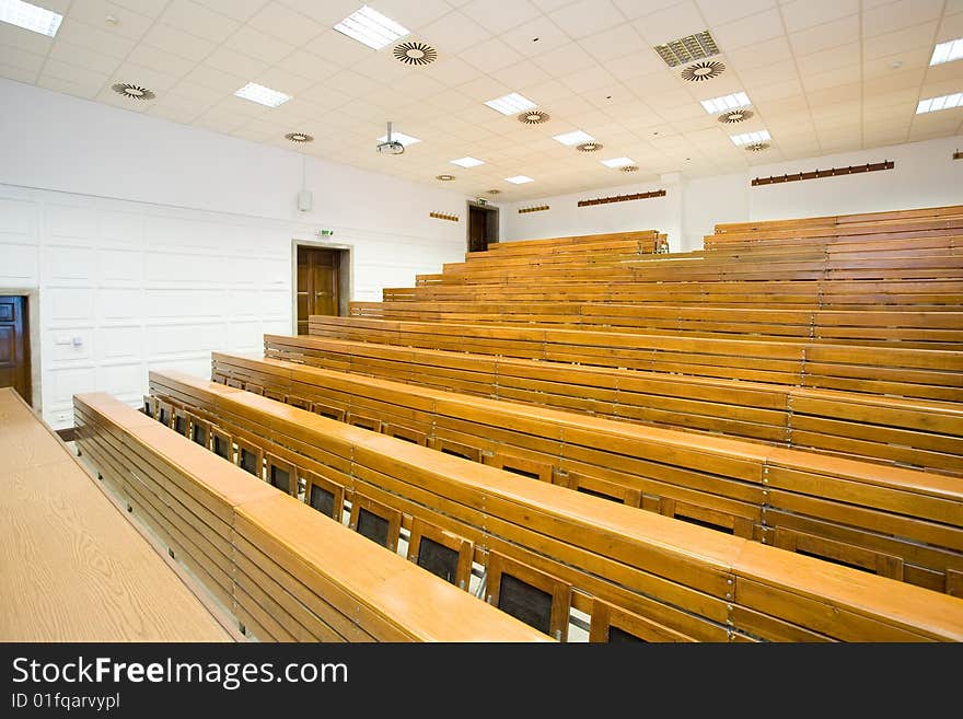 Empty classroom