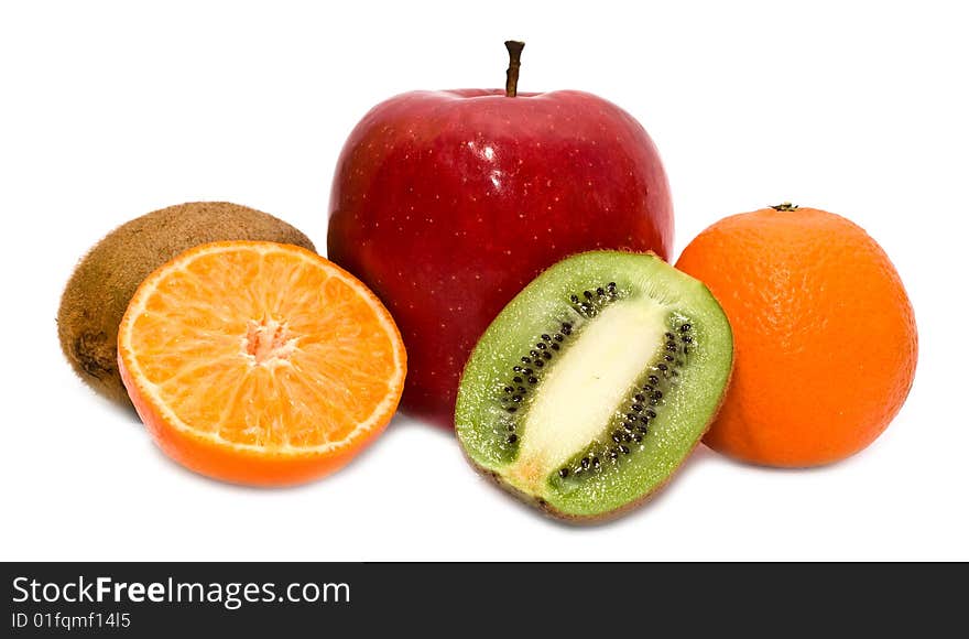 Kiwi, Mandarines And Apple