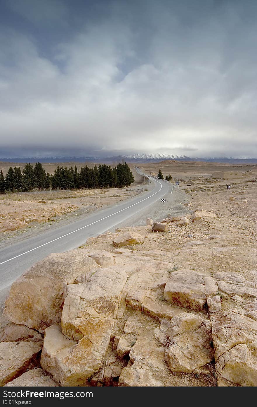 Road morocco