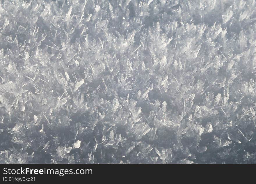 Snow Close Up Background