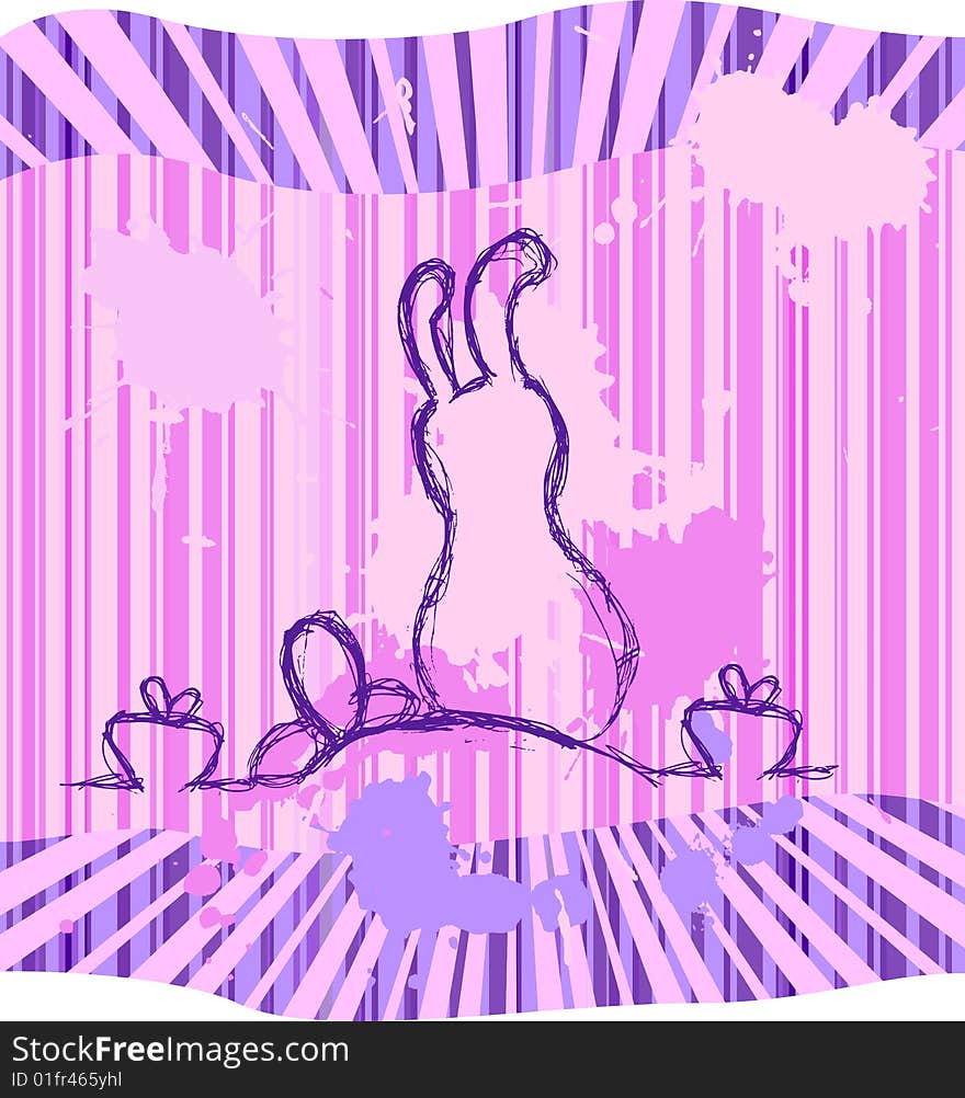 Easter grunge background