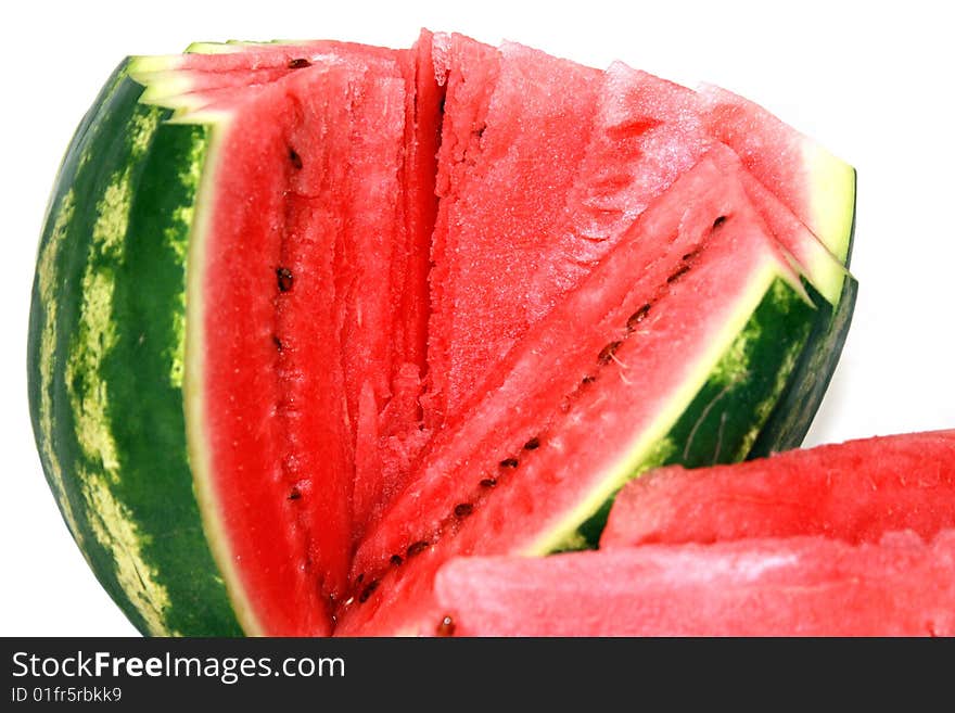 Appetizing, red, juicy, saccharine, water-melon