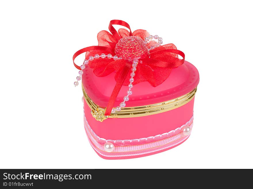 Heart-shaped casket