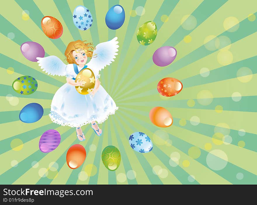 Easter reason with an angel-1