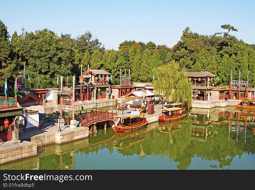 Palace Museum  lake,Beijing, China. Palace Museum  lake,Beijing, China