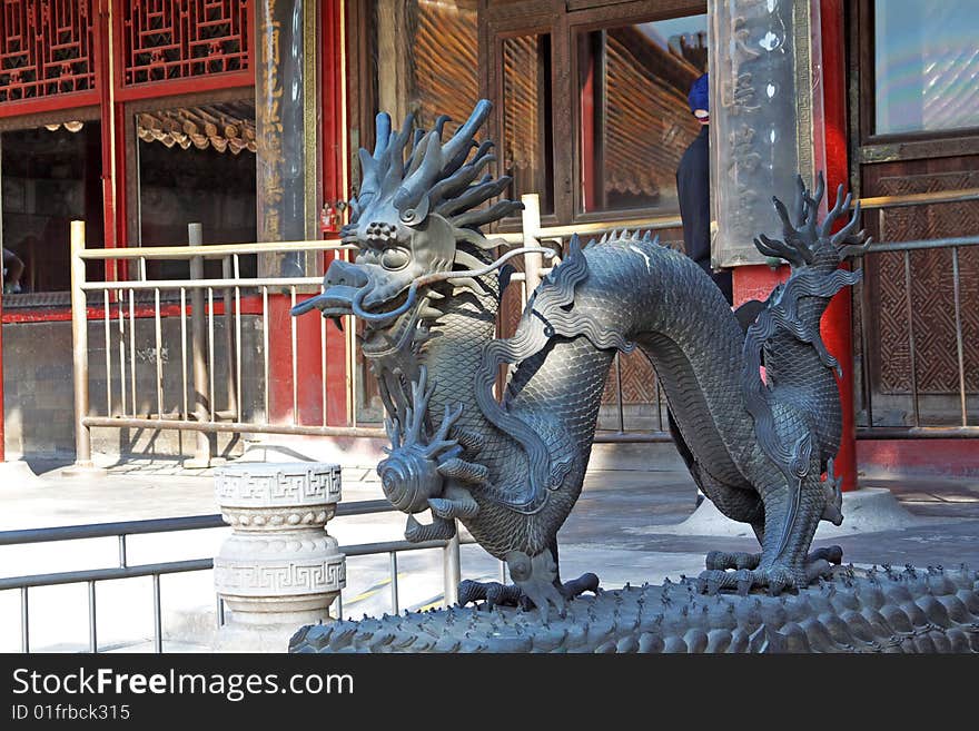 A Dragon in the Palace Museum,Beijing, China