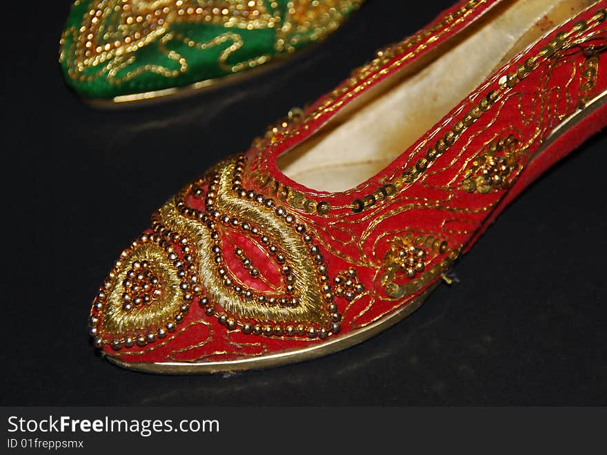 Embroidered shoes